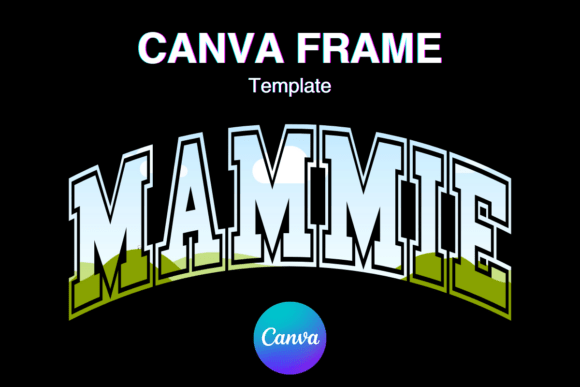 MAMMIE Canva Frame Graphics: Varsity_1 for Handmade Brands