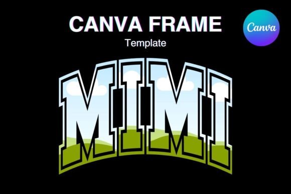 MIMI Canva Frame: MAMA Varsity MOM Shirt Graphics