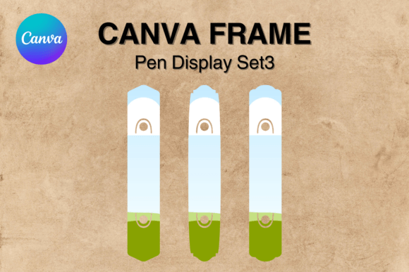 Pen Display Card Canva Frame Template_3