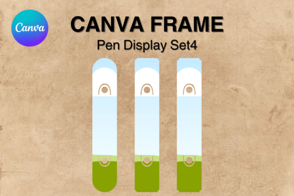 Pen Display Card Canva Frame Template_4