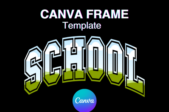 School Canva Frame Photo School Frame_38 Graphics