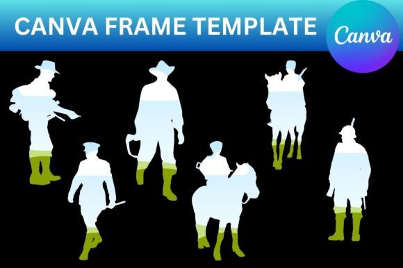 Soldier Canva Frame Template: Graphics for Bold Branding